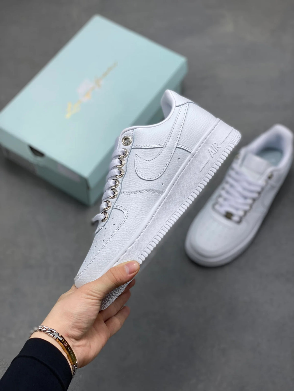 Nike AF1 White x Nocta Lychee Leather