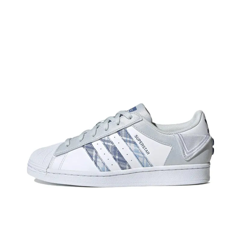 Adidas Superstar 'White Gray Blue'