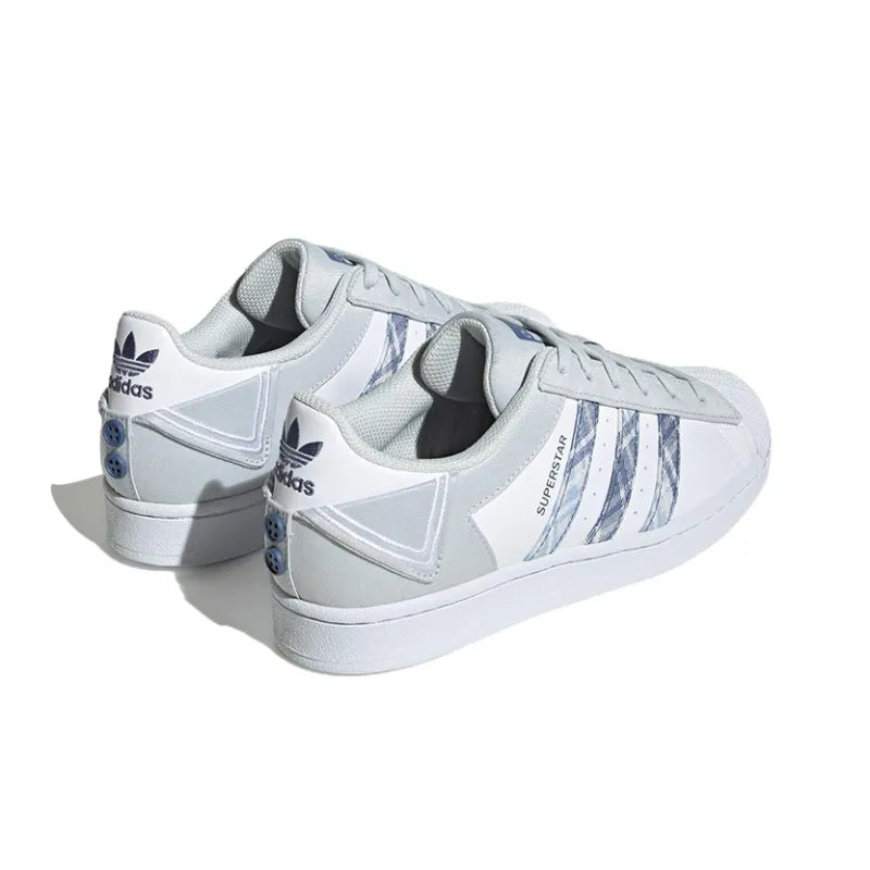 Adidas Superstar 'White Gray Blue'