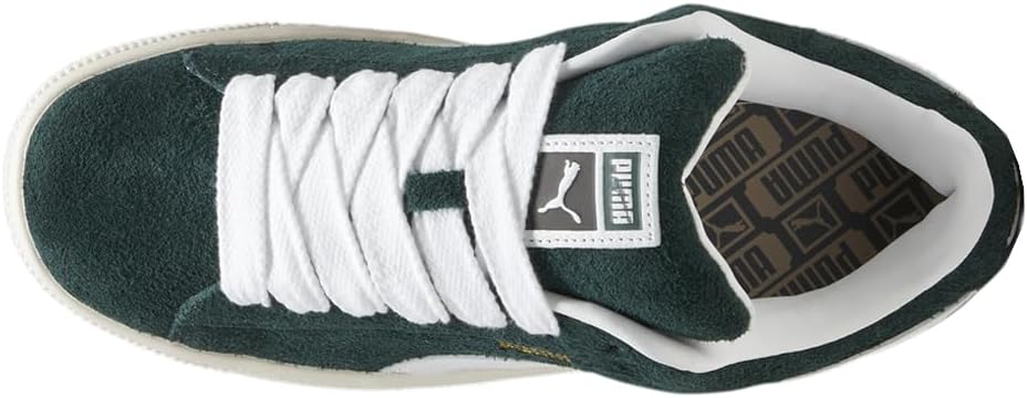 PUMA Men's Suede XL Hairy Lace Up Sneakers Shoes Casual / Green