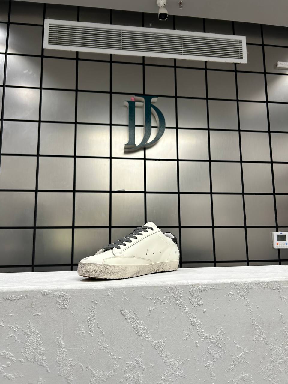 Golden Goose White/ Black suede