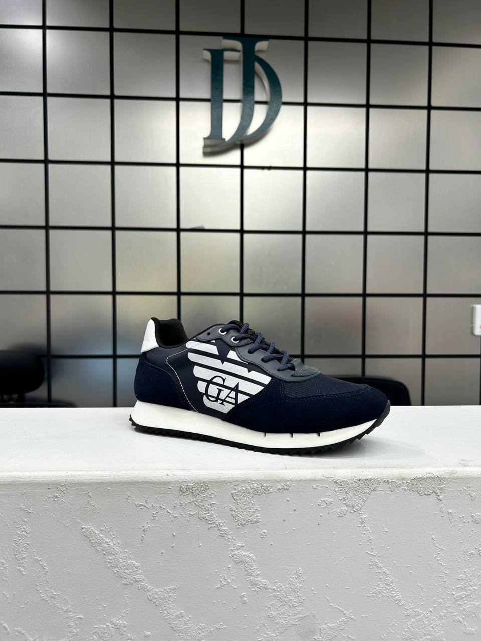 Giorgio Armani Navy Sneakers