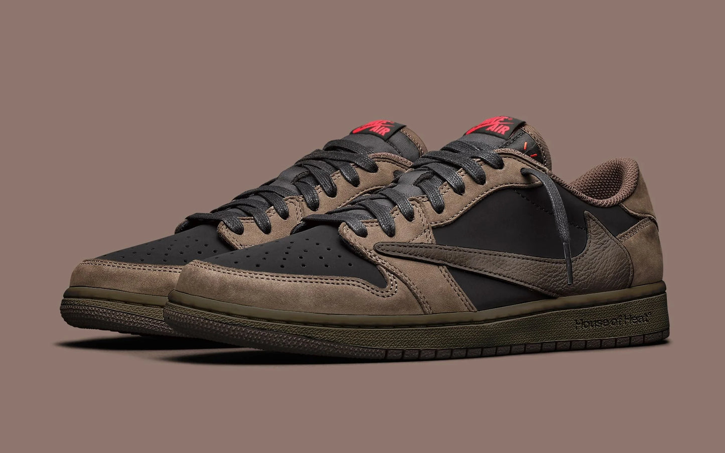 Travis Scott X Air Jordan 1 Velvet Brown