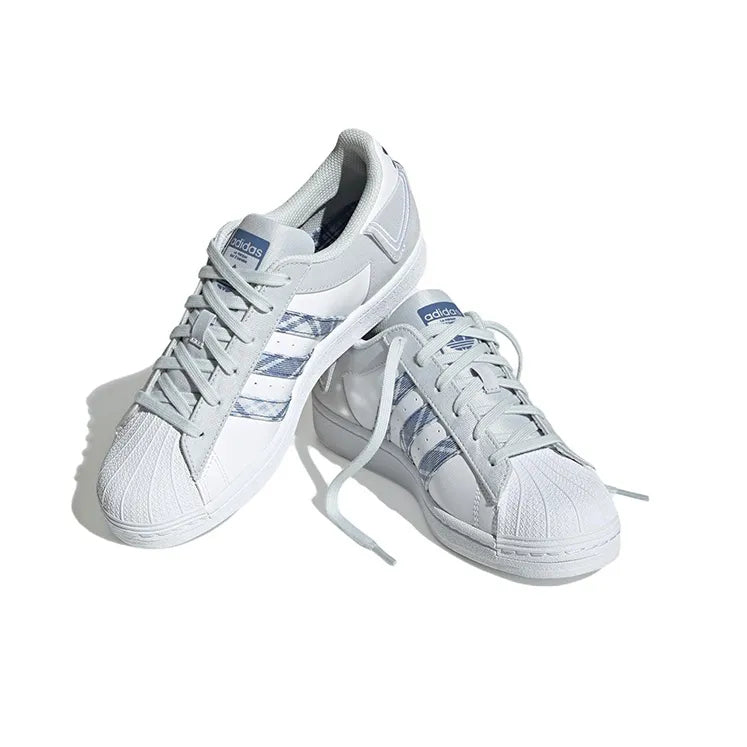 Adidas Superstar 'White Gray Blue'