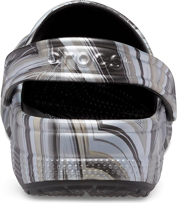 Classic Crocs in Black Disco Print
