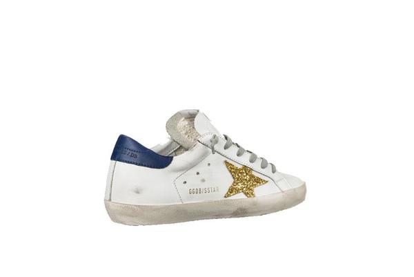 Golden Goose Super-Star White/Navy/Gold