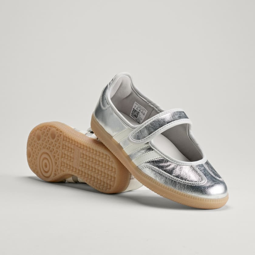 Adidas samba Jane ballerina silver