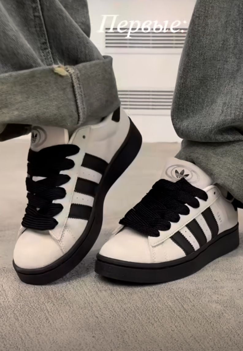 ADIDAS Campus 00s Leather Cloud White Core Black