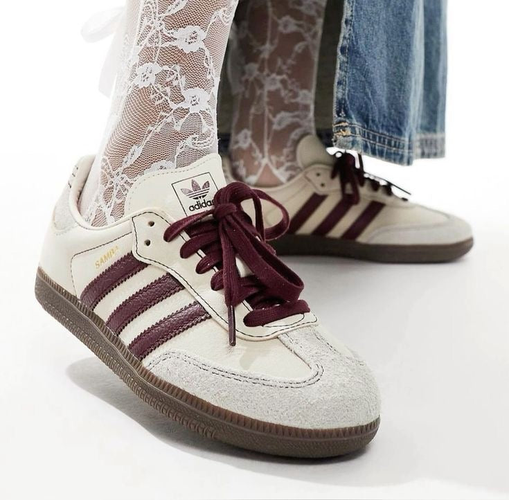 Adidas Samba OG Beige/Maroon