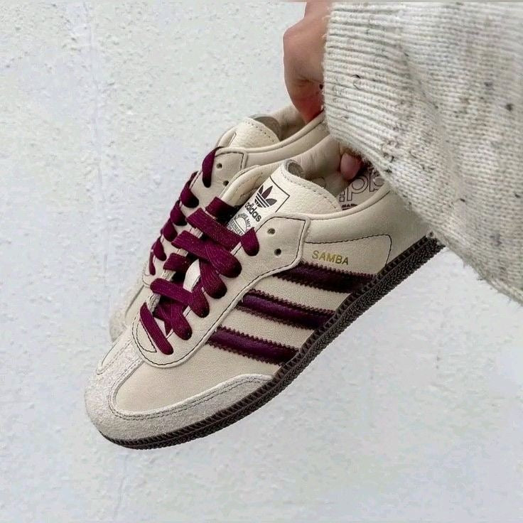 Adidas Samba OG Beige/Maroon