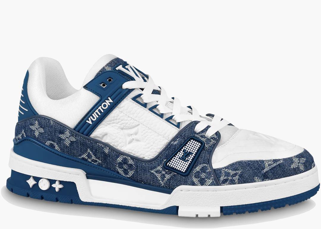 LV Trainer Sneaker Kids Denim