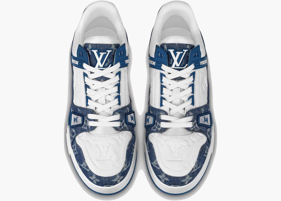 LV Trainer Sneaker Kids Denim