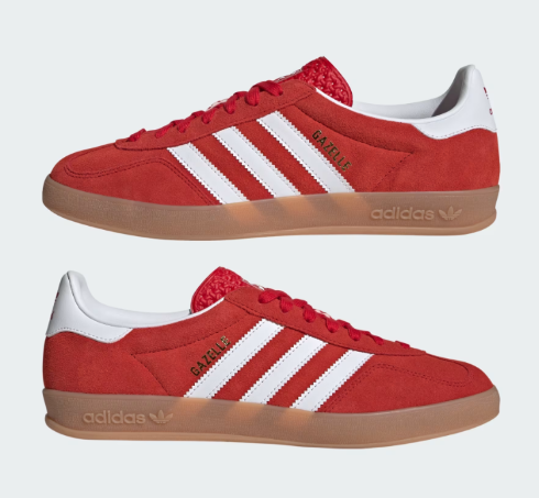 Adidas Gazelle Indoor Shoes/ Red