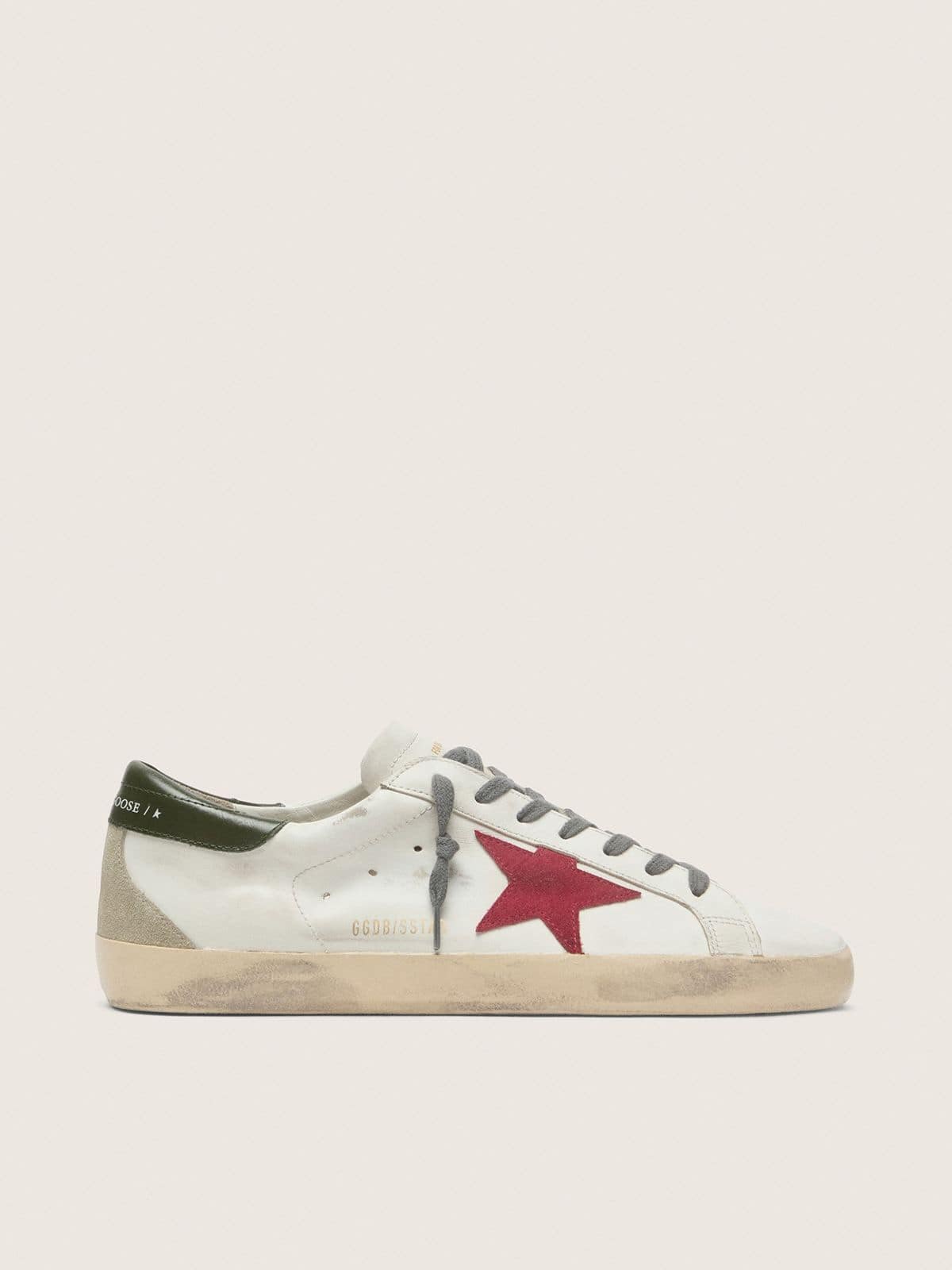 Golden Goose Ballstar white -red