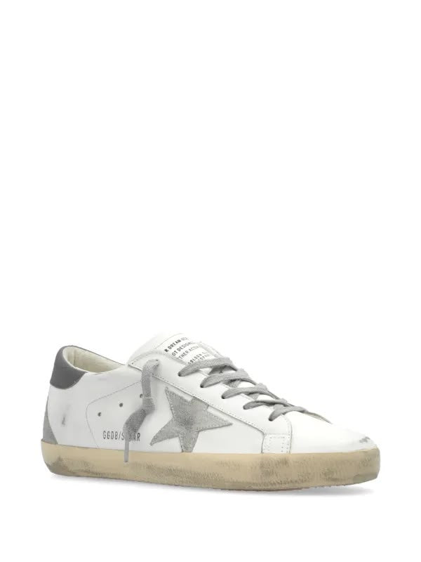 Golden Goose Super-Star Sneakers with Silver black