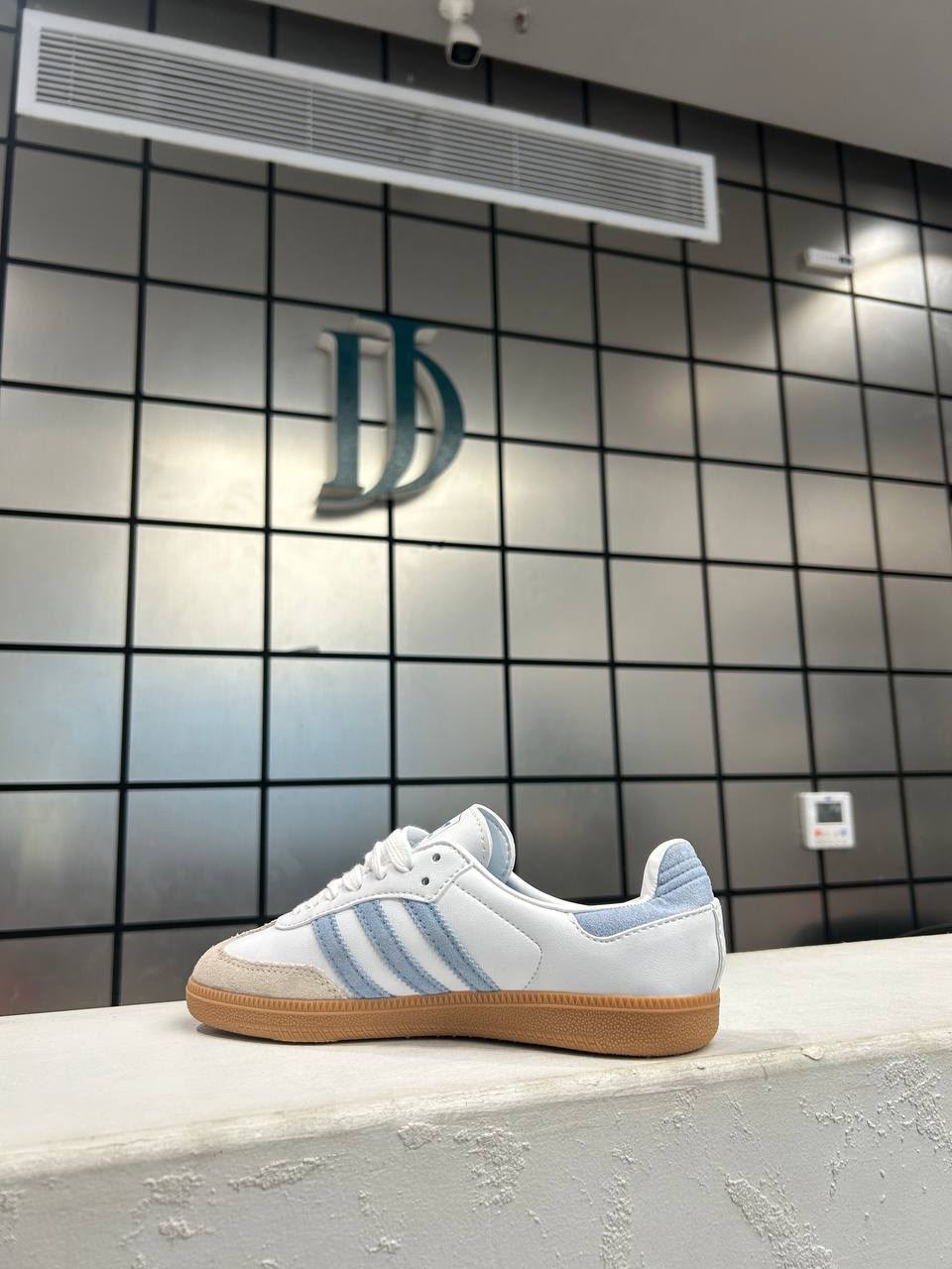 Adidas Womens Samba OG White Ash Blue