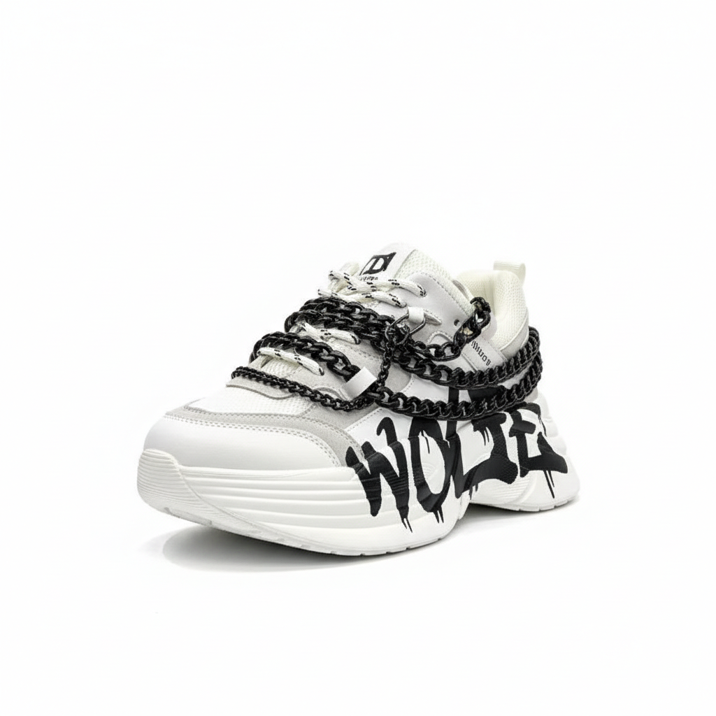 Naked Wolfe chunky sole White Sneaker