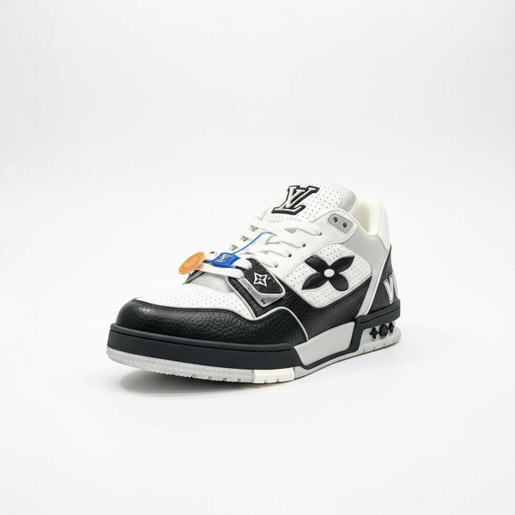 Louis Vuitton LV Trainer Black / Perforated Calf Leather
