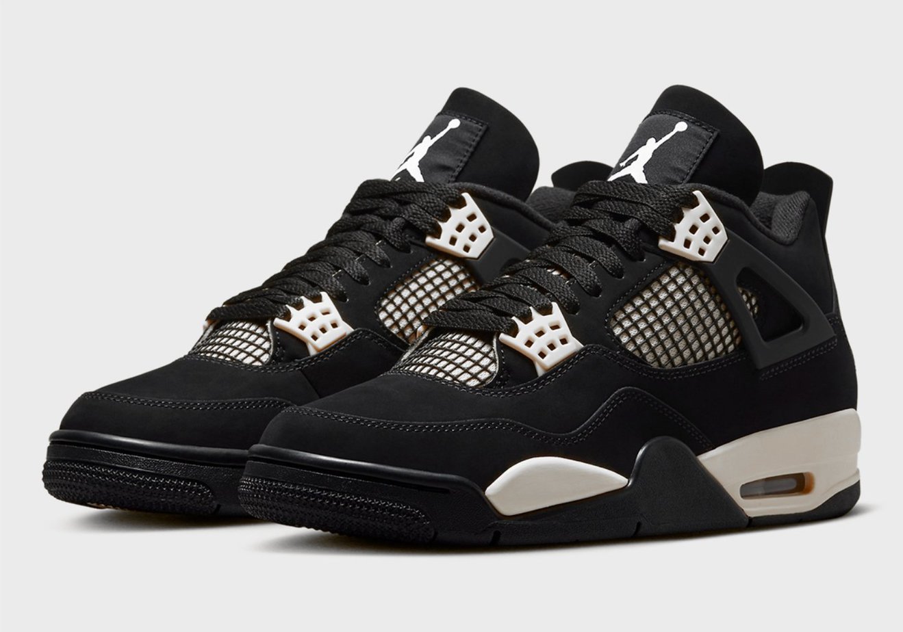 Air Jordan 4 Black Thunder White