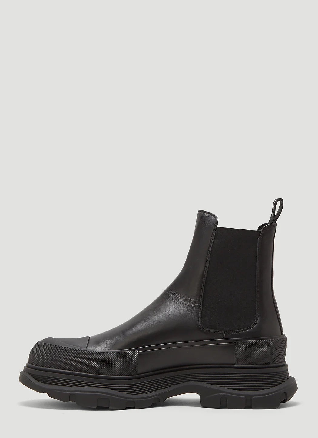 Alexander Mcqueen Tread Slick Leather Triple Black