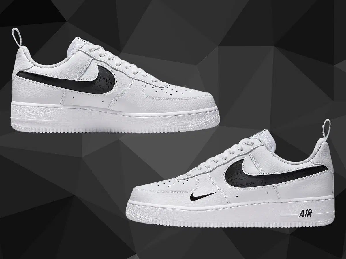 Air Force 1 Low Multi Swoosh White Black/Crimson