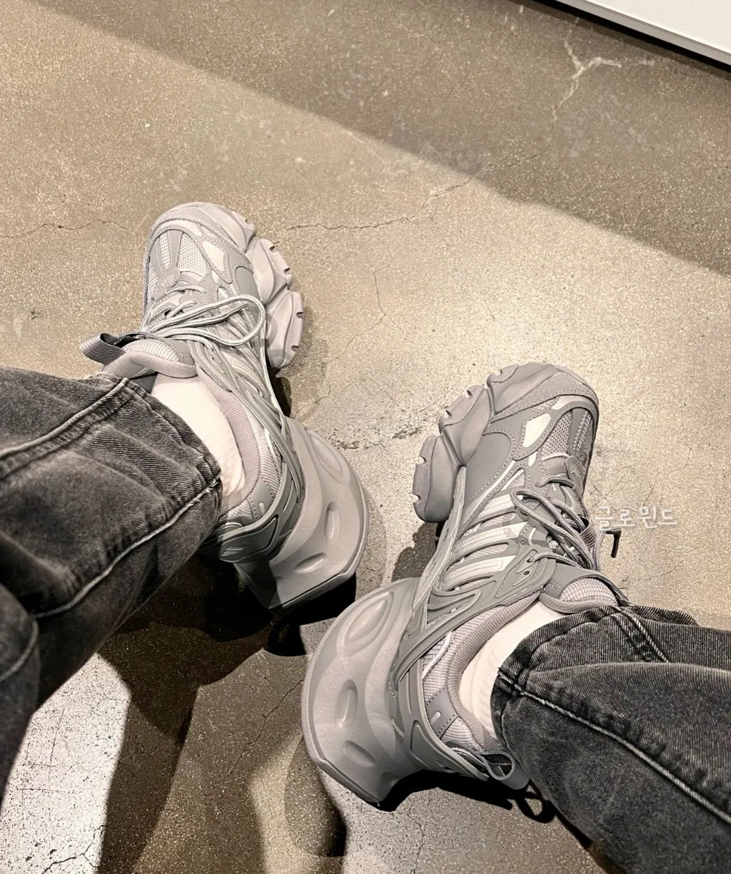 Adidas XLG Runner Deluxe Grey Shoes