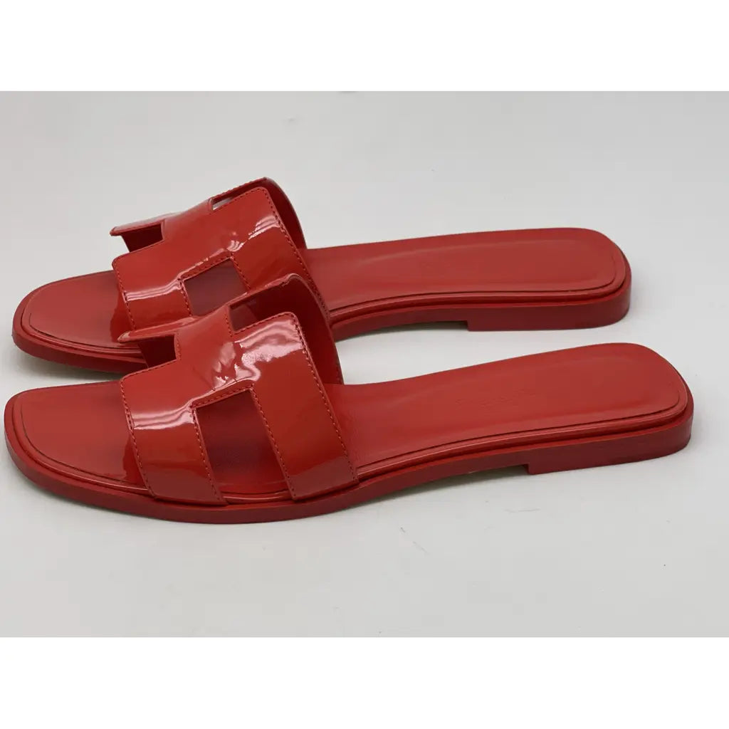 Hermès leather sandal