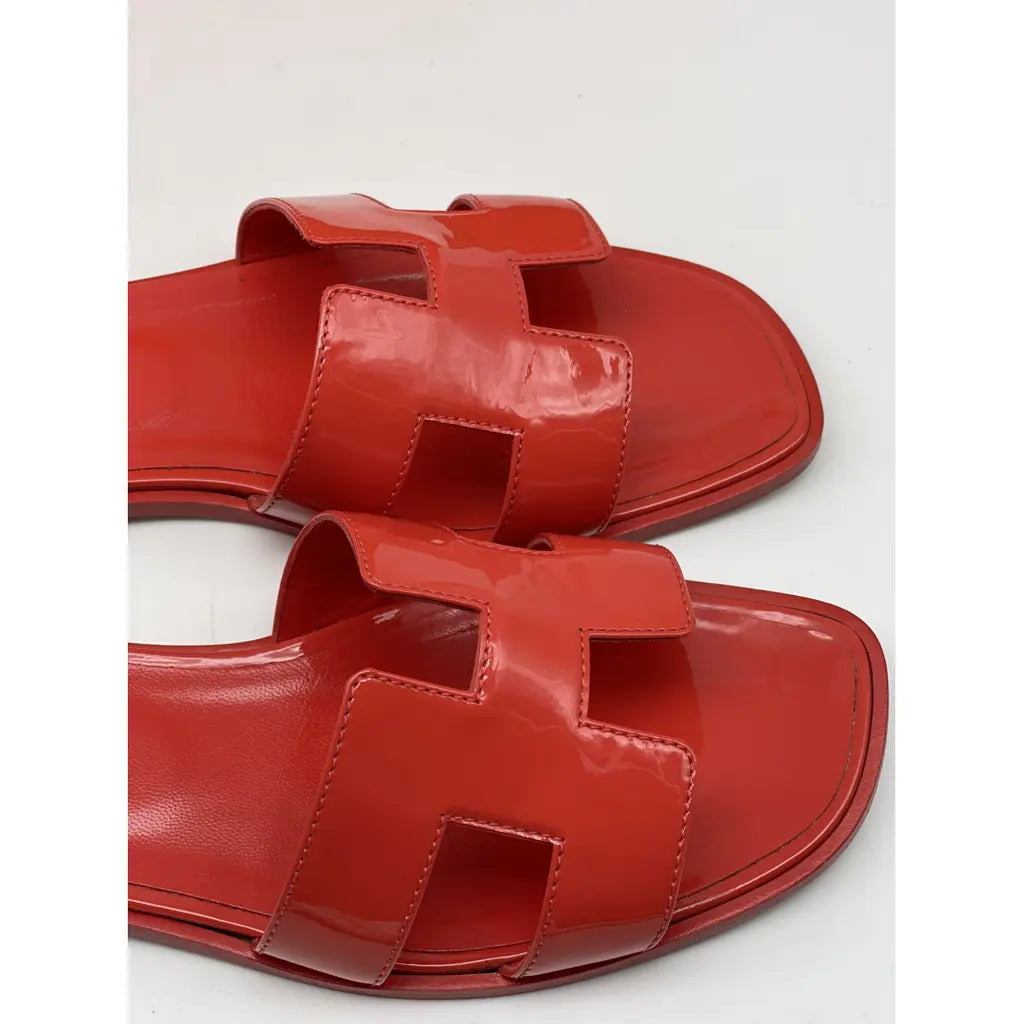 Hermès leather sandal