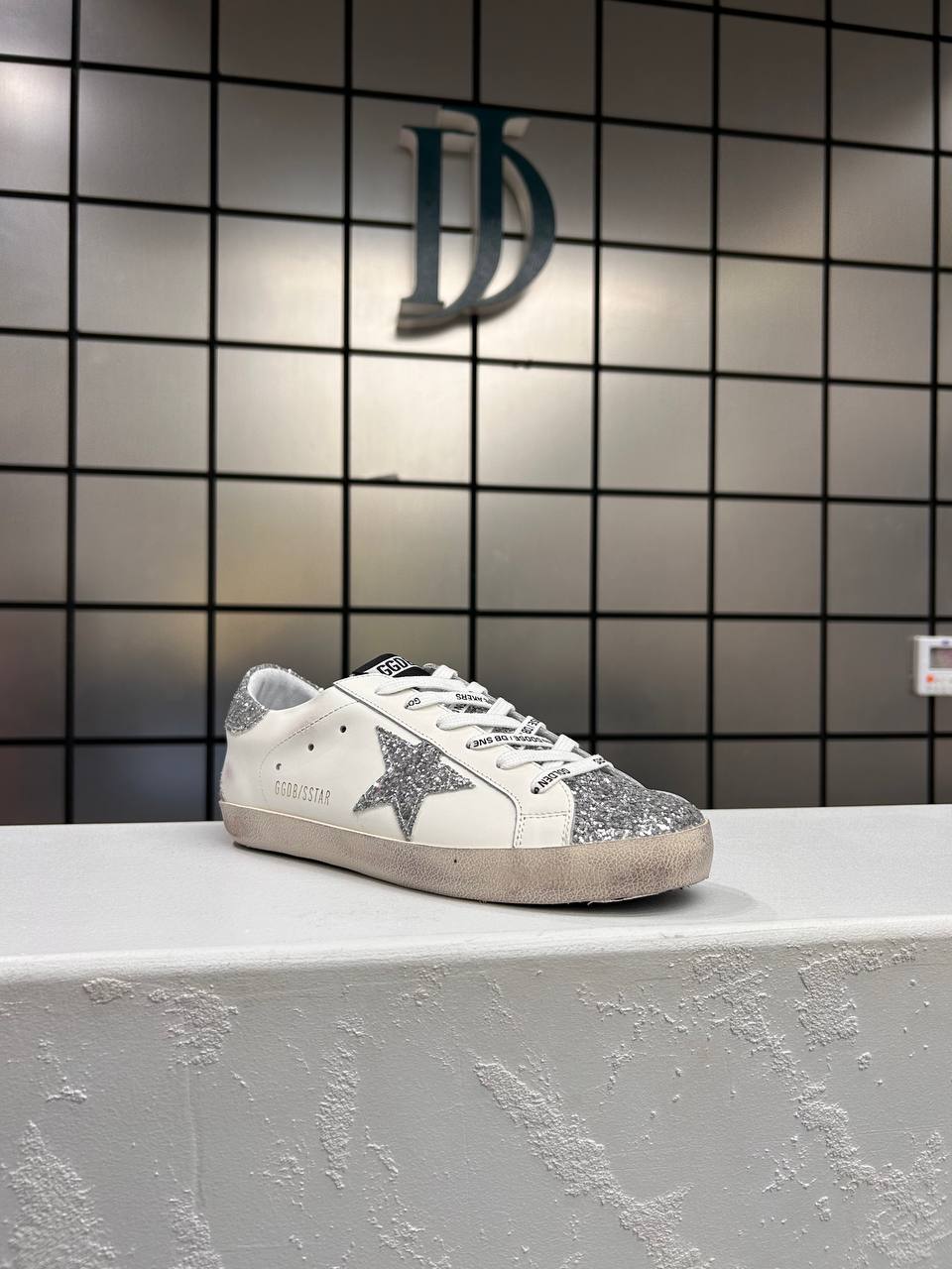 Golden Goose Sparkling Distressed Sneakers for Woman