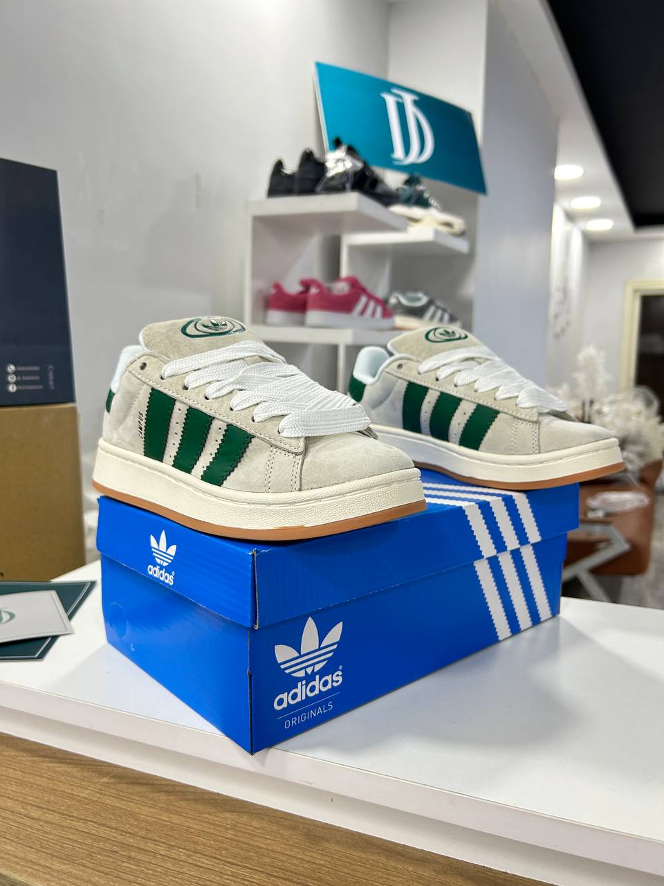 Adidas Campus Beige Green