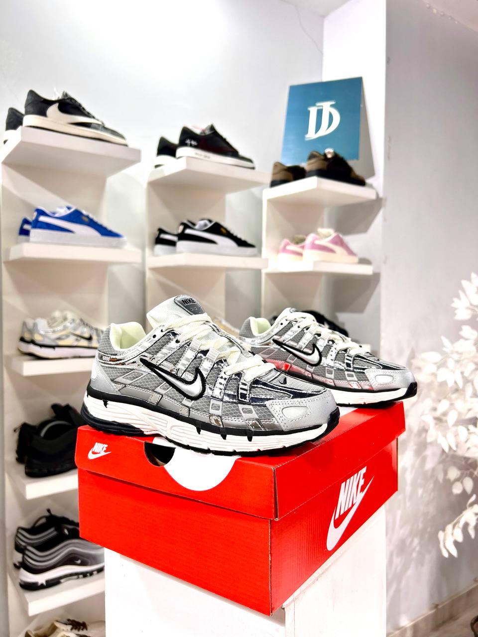 Nike P-6000 Metallic Silver