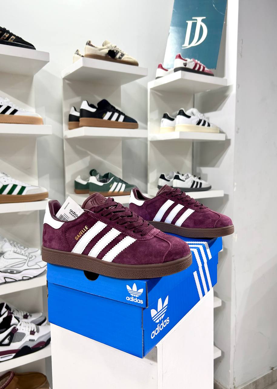 Adidas Gazelle Shoes Maroon