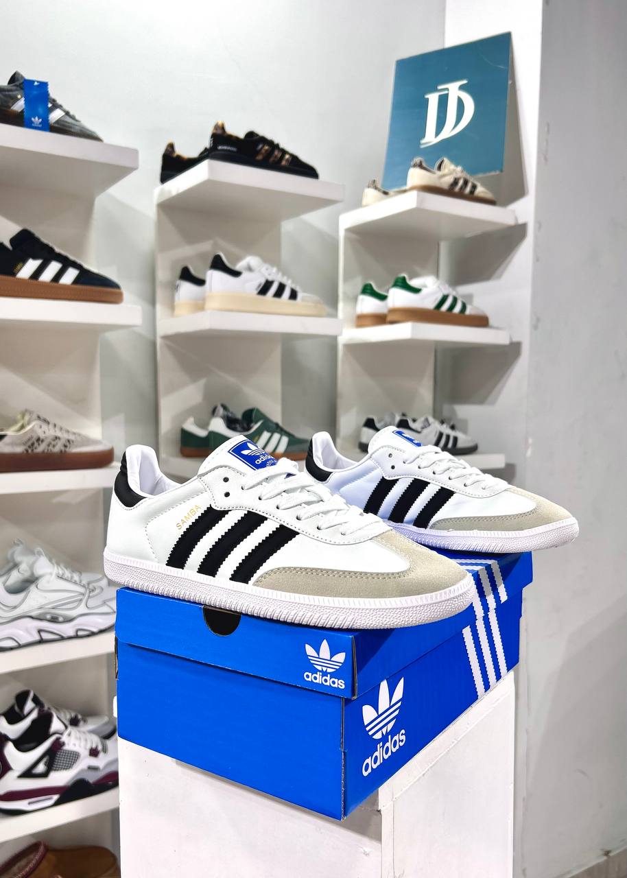 Adidas Samba White Black