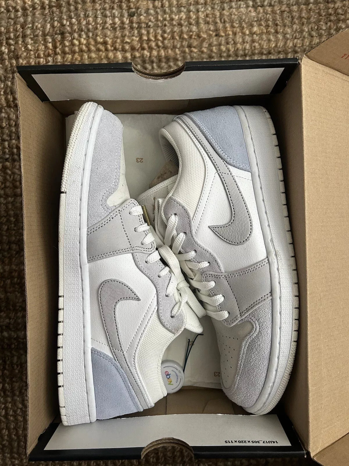 Air Jordan 1 Low "Paris" White/Sky Blue