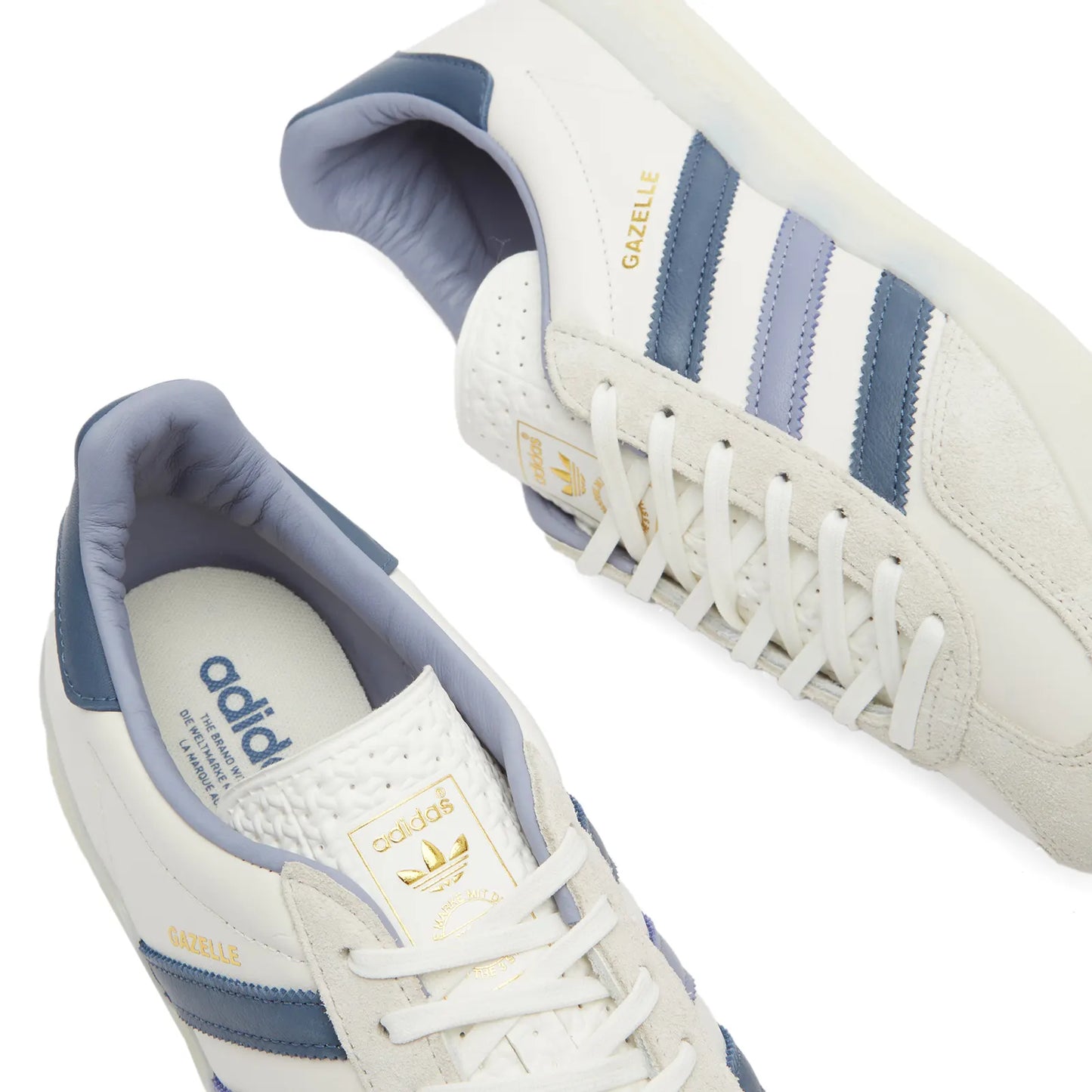 Adidas Gazelle White Preloved ink