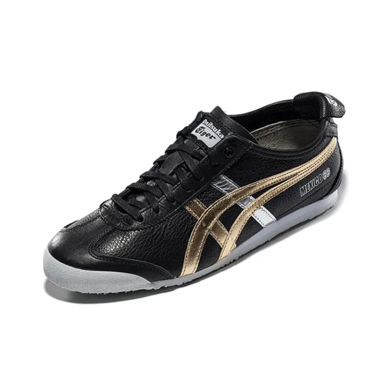 Onitsuka Tiger Mexico 66 Black Gold Silver