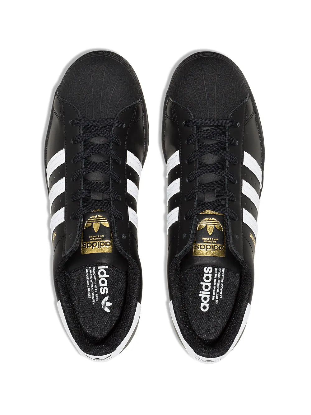 Adidas Superstar "Black/White" low-top sneakers