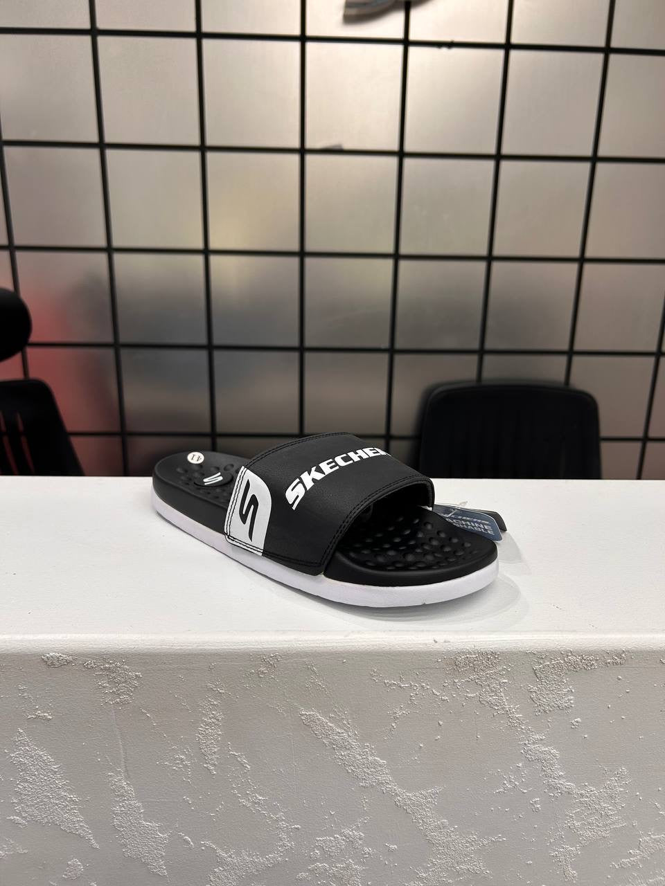 Skechers Black Slides