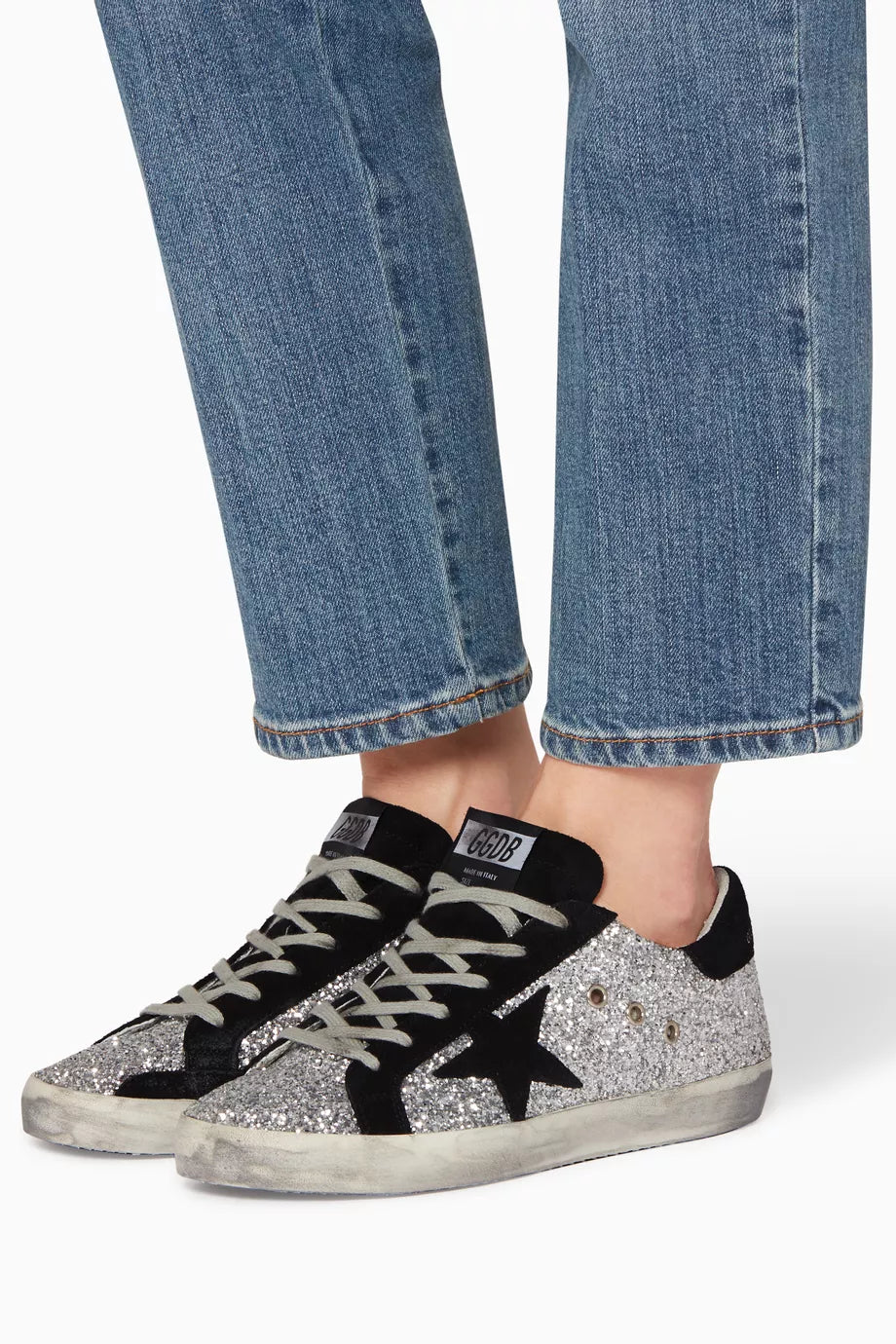 Golden Goose Shoes for Women Black/ Silver