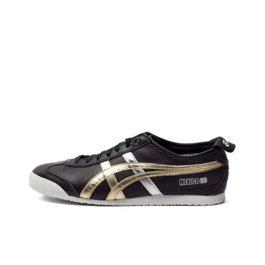 Onitsuka Tiger Mexico 66 Black Gold Silver