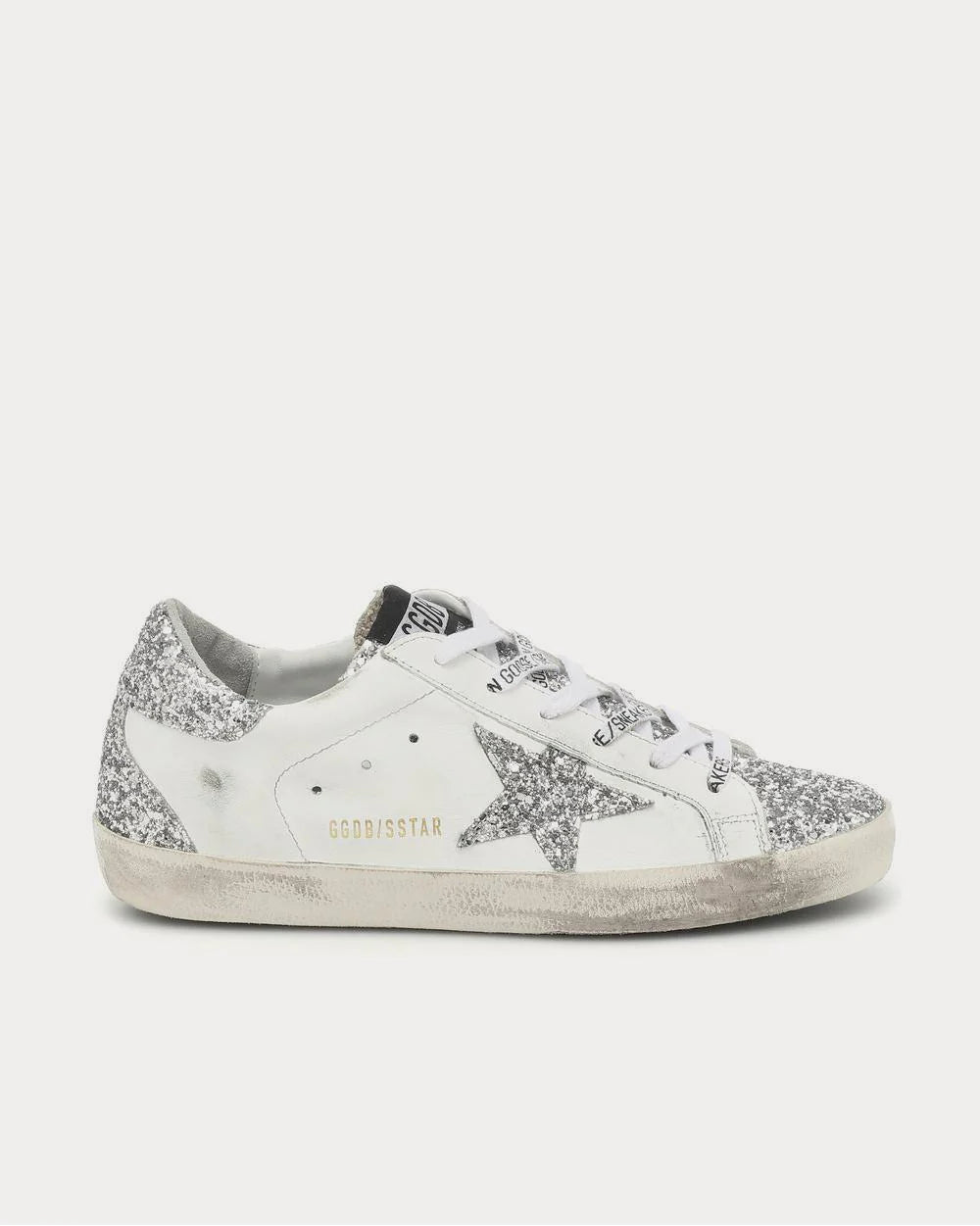 Golden Goose Sparkling Distressed Sneakers for Woman