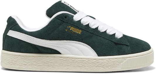PUMA Men's Suede XL Hairy Lace Up Sneakers Shoes Casual / Green
