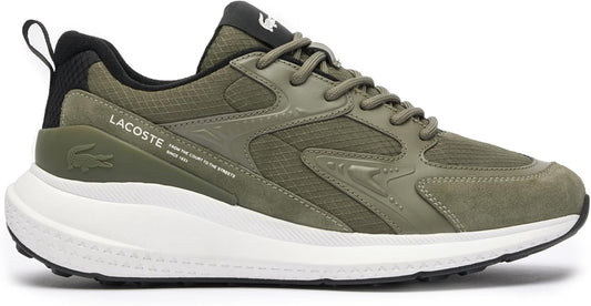 Lacoste L003 EVO Leather and Synthetic Sneakers