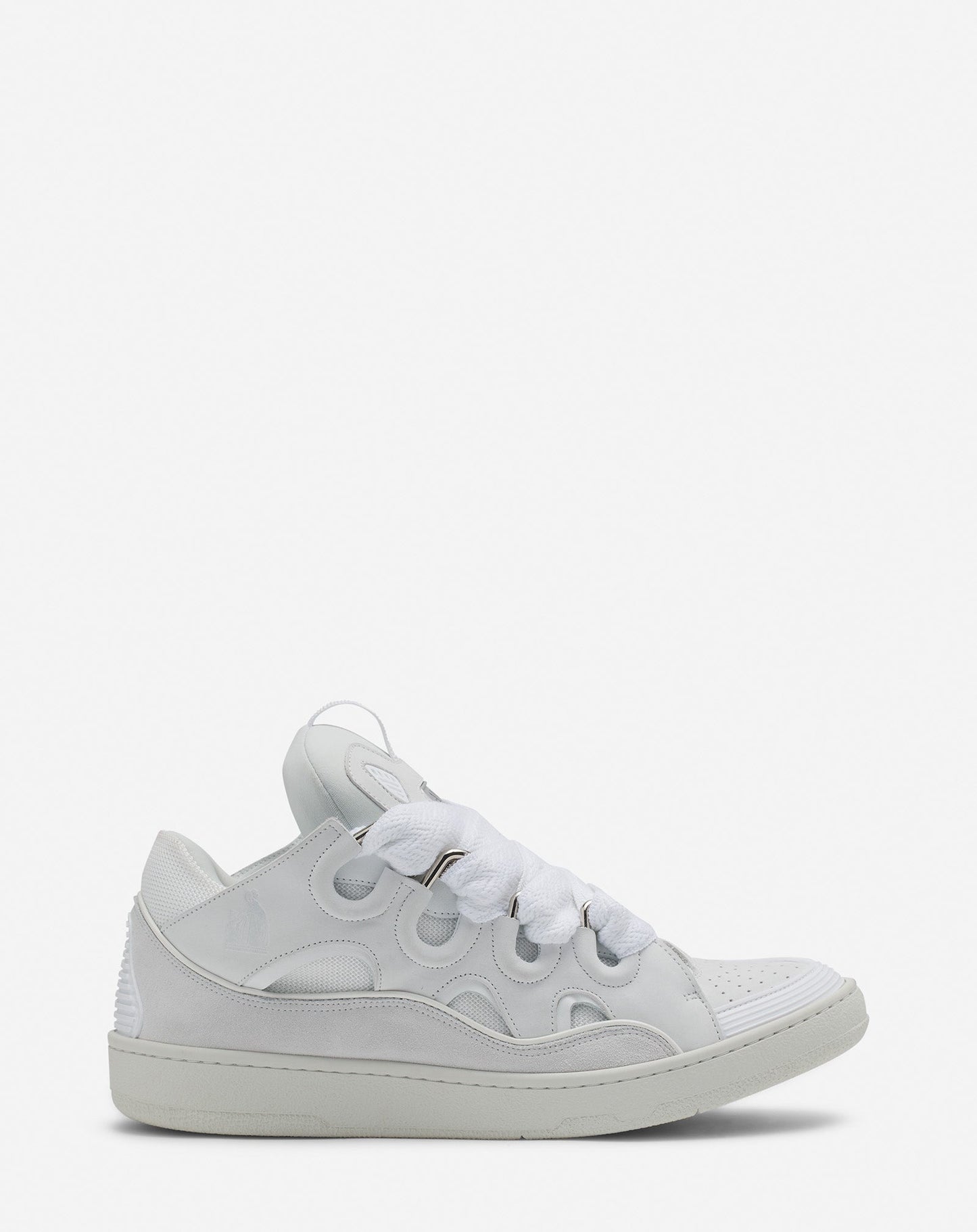 Lanvin Leather Curb Sneakers