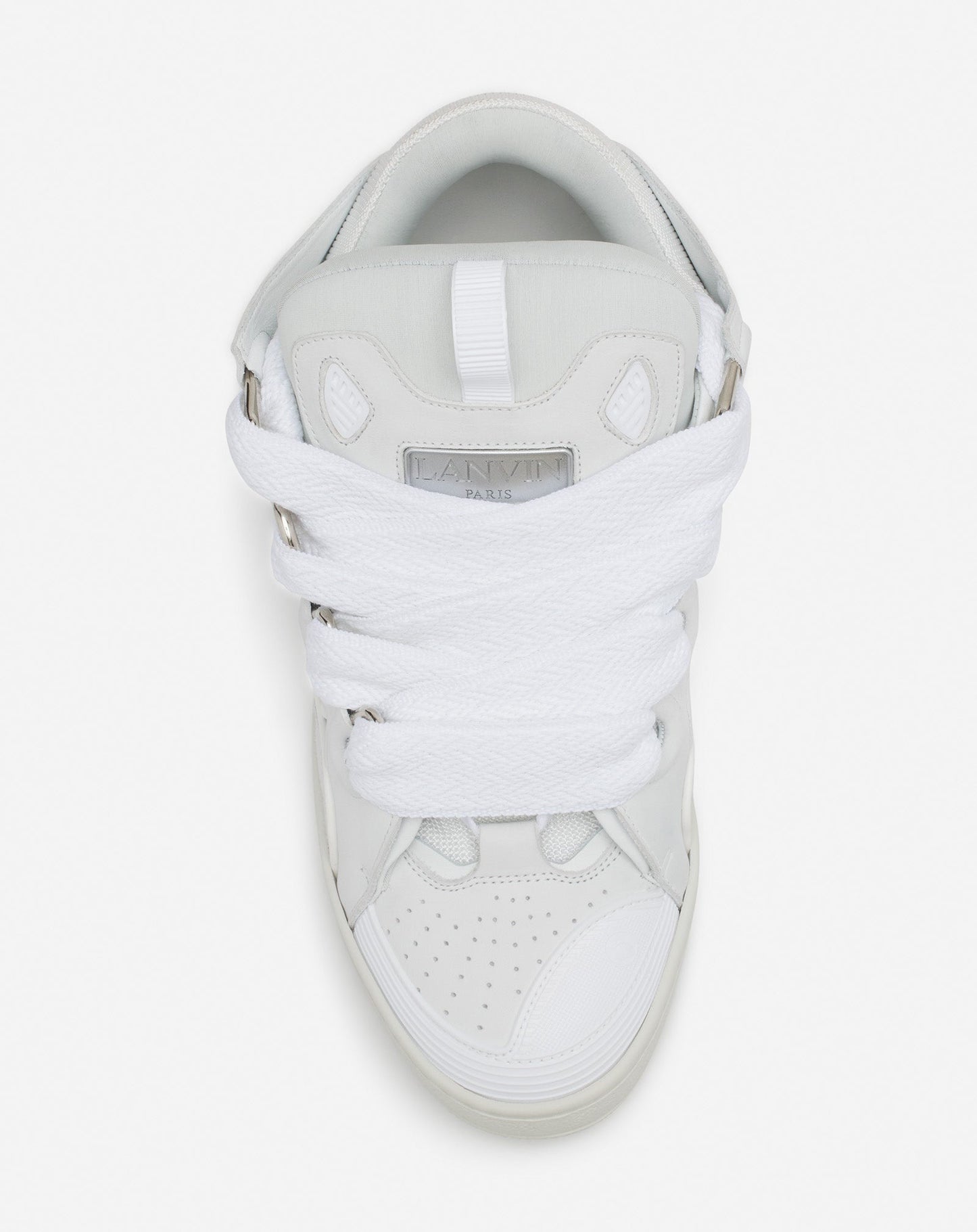Lanvin Leather Curb Sneakers