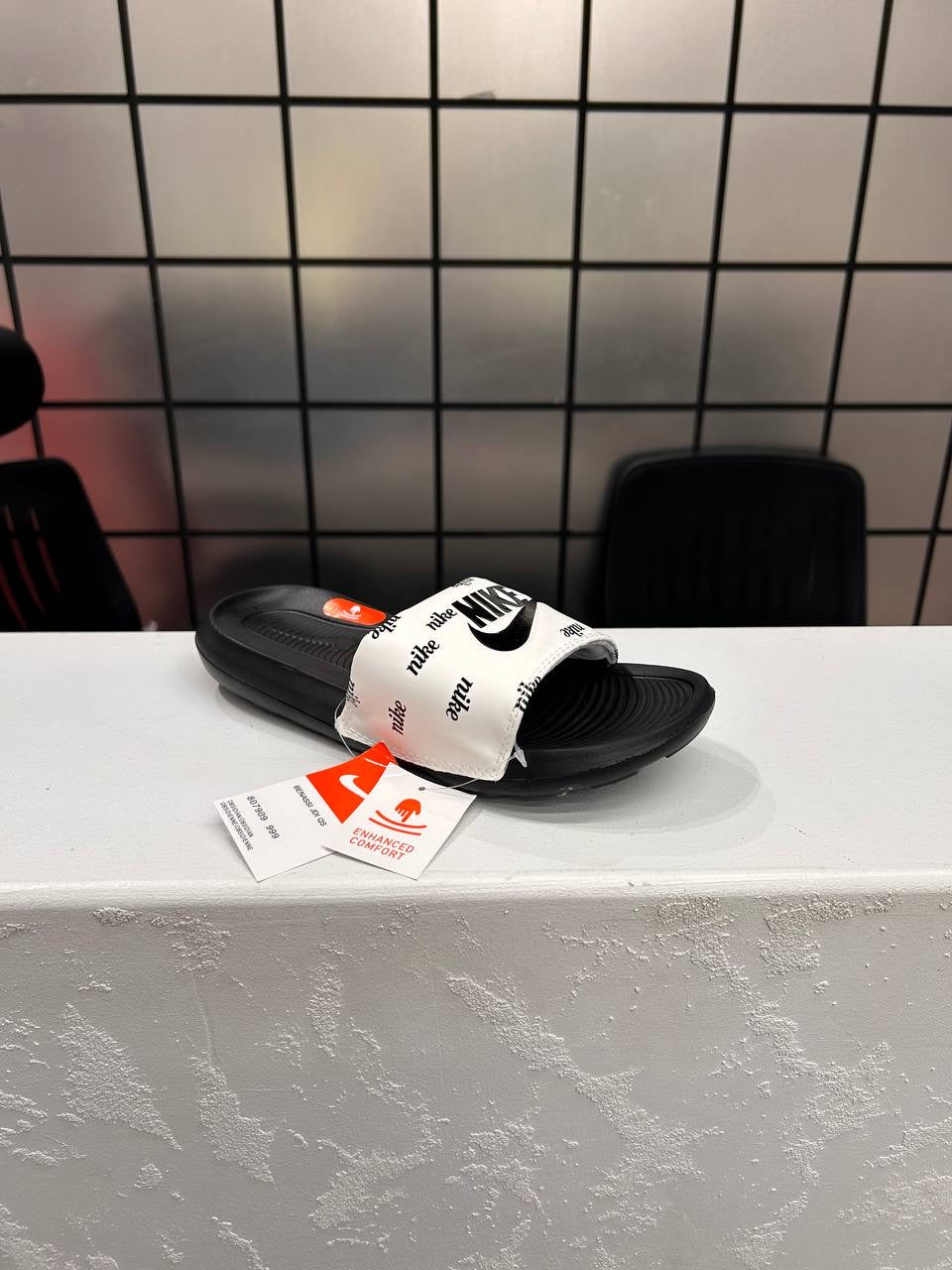 Nike White Slides
