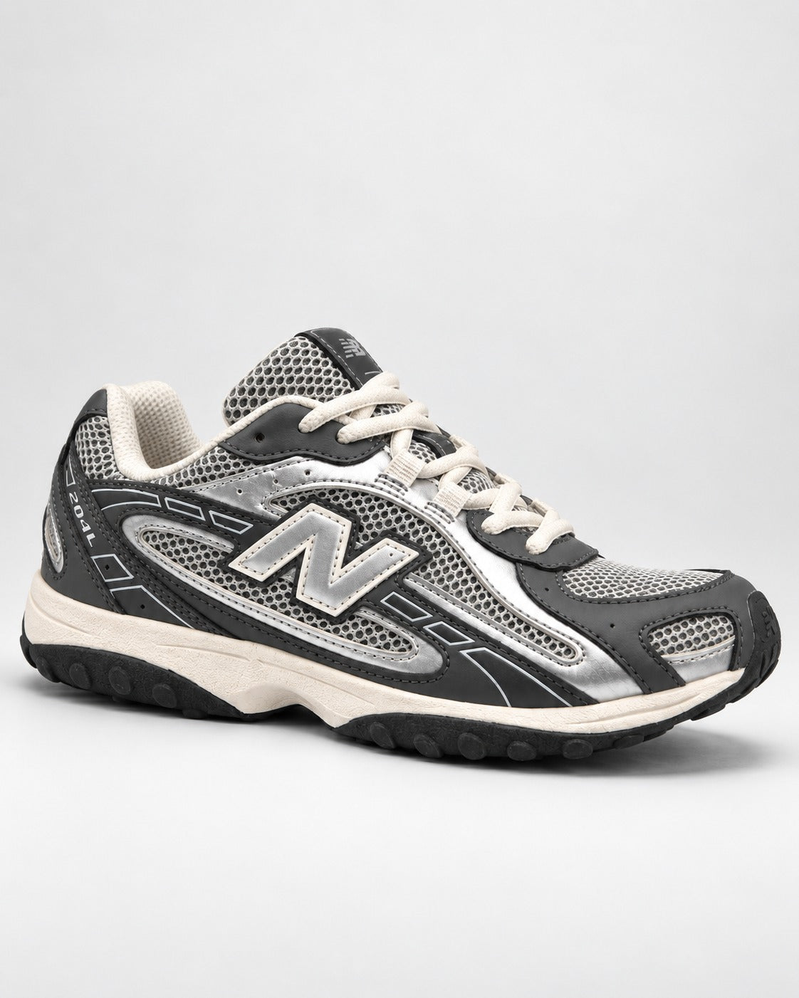 New balance 204l dark silver