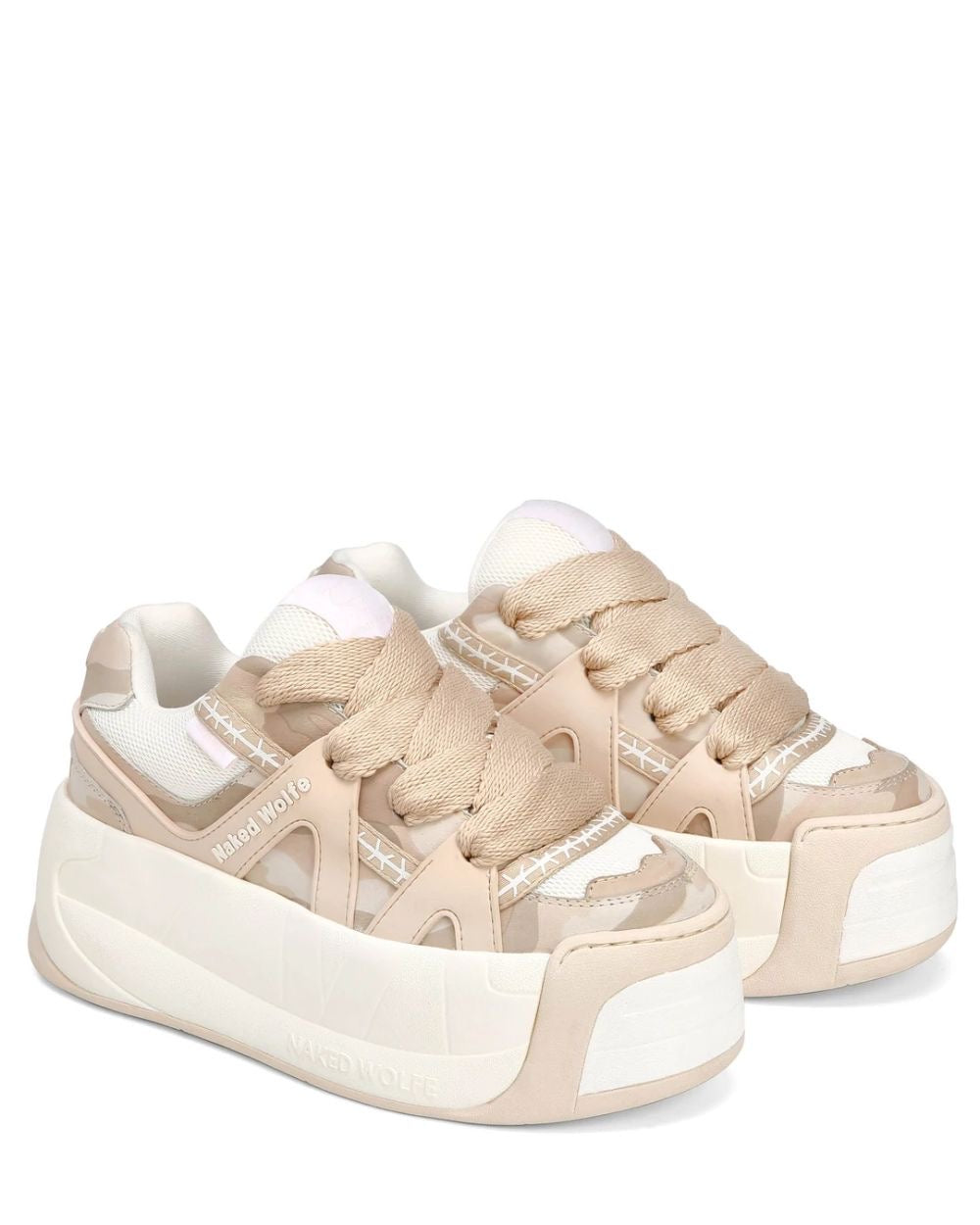 Naked Wolfe Slider White Beige