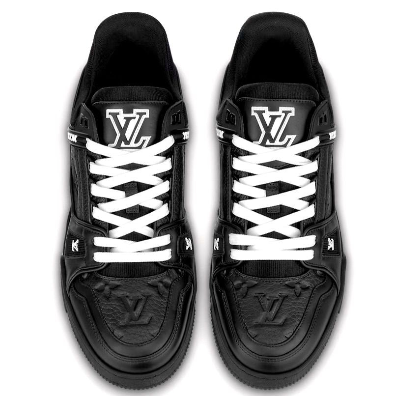 Louis Vuitton Trainer Black Embossed Monogram