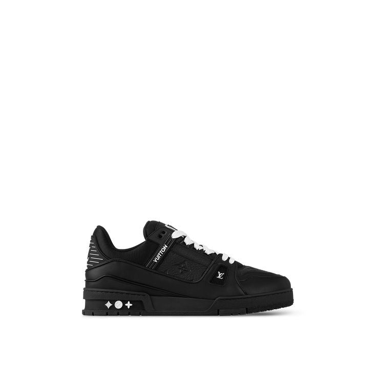 Louis Vuitton Trainer Black Embossed Monogram